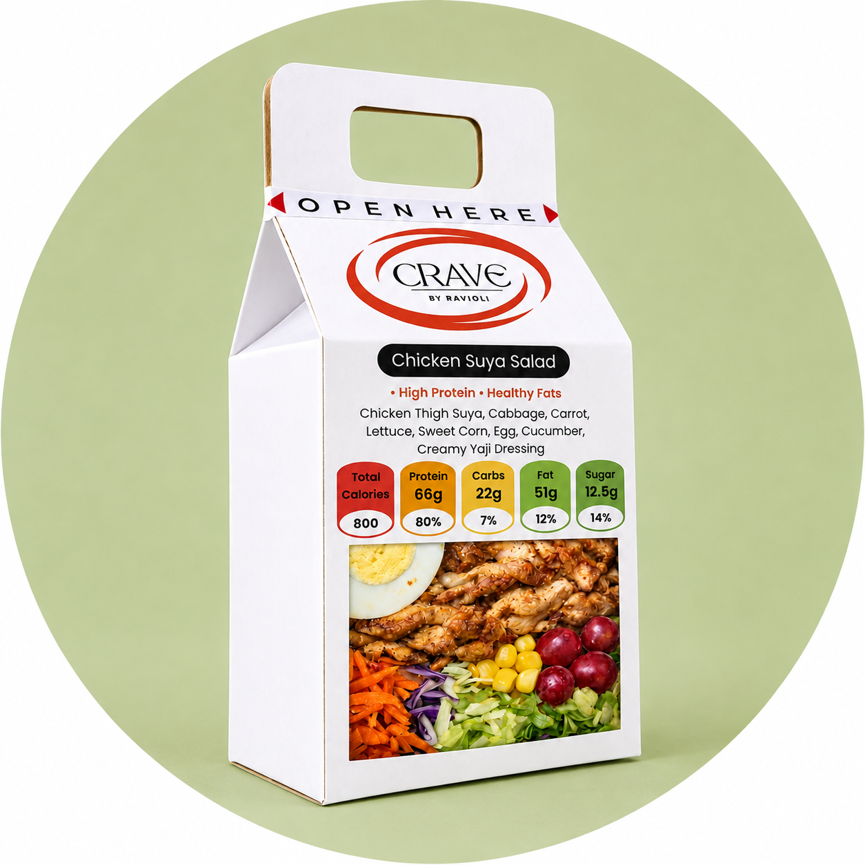 Chicken Suya Salad